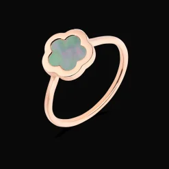 Cesare Pompanon Bague Fiore Di Mamma Nacre Gris FAN10625 NAG R